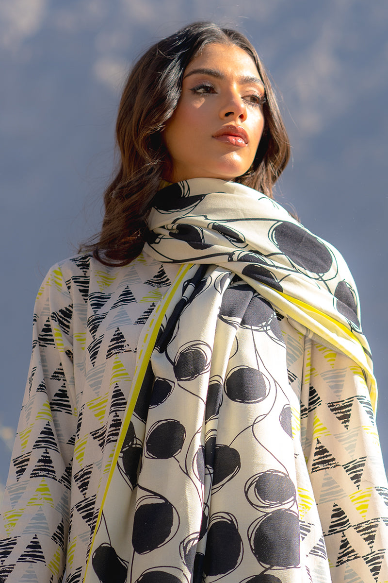 Tribal Muse – Geometric Printed Kurta Set with Statement Dupatta