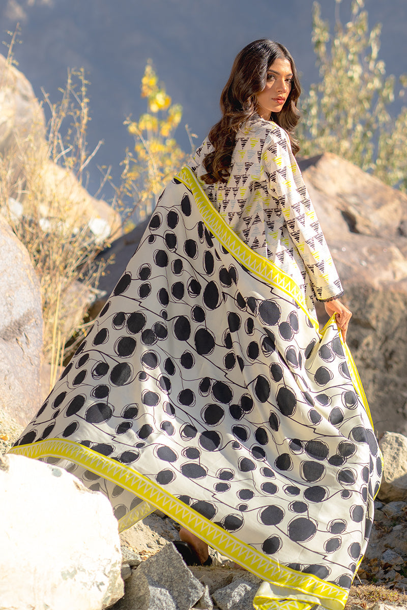 Tribal Muse – Geometric Printed Kurta Set with Statement Dupatta