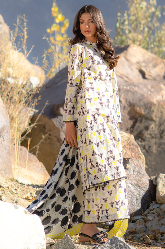 Tribal Muse – Geometric Printed Kurta Set with Statement Dupatta